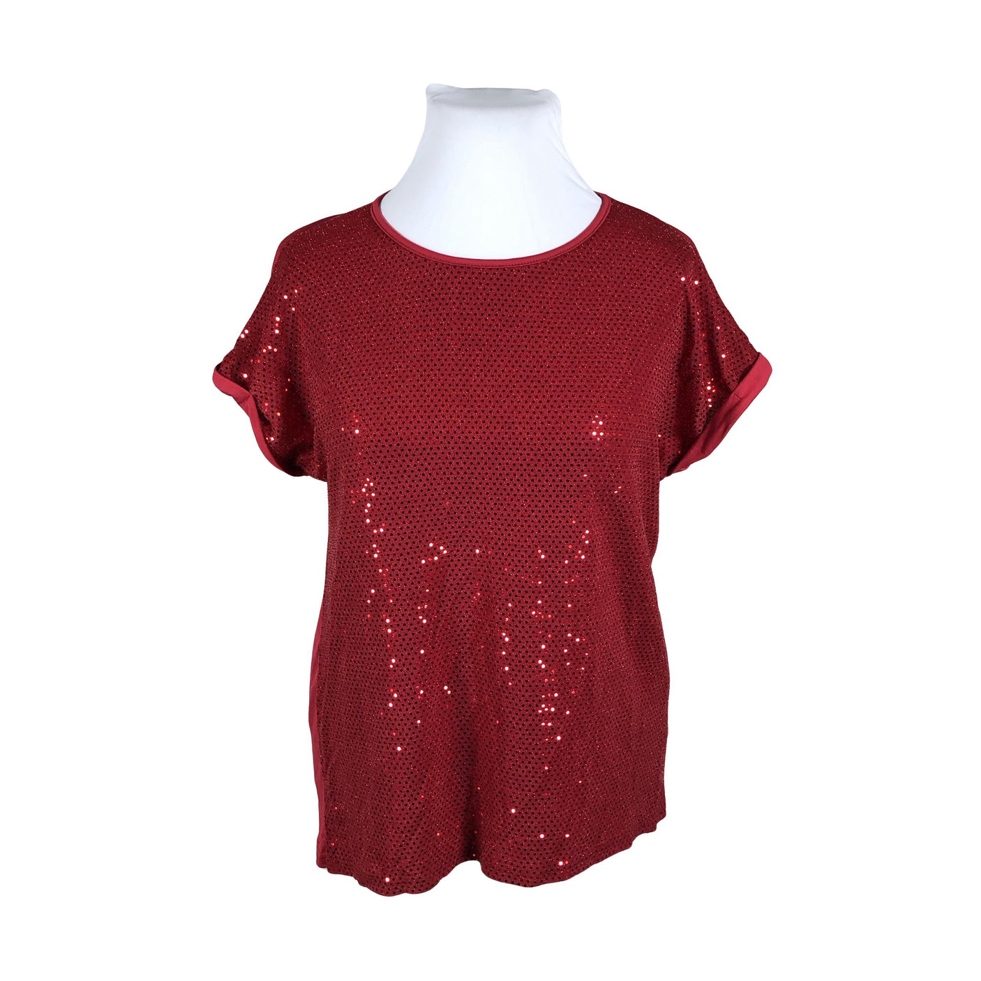 Unisex Peacocks - Trikotaažist tuunika, suurus 42 - Punane (1)