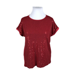 Unisex Peacocks - Trikotaažist tuunika, suurus 42 - Punane (1)