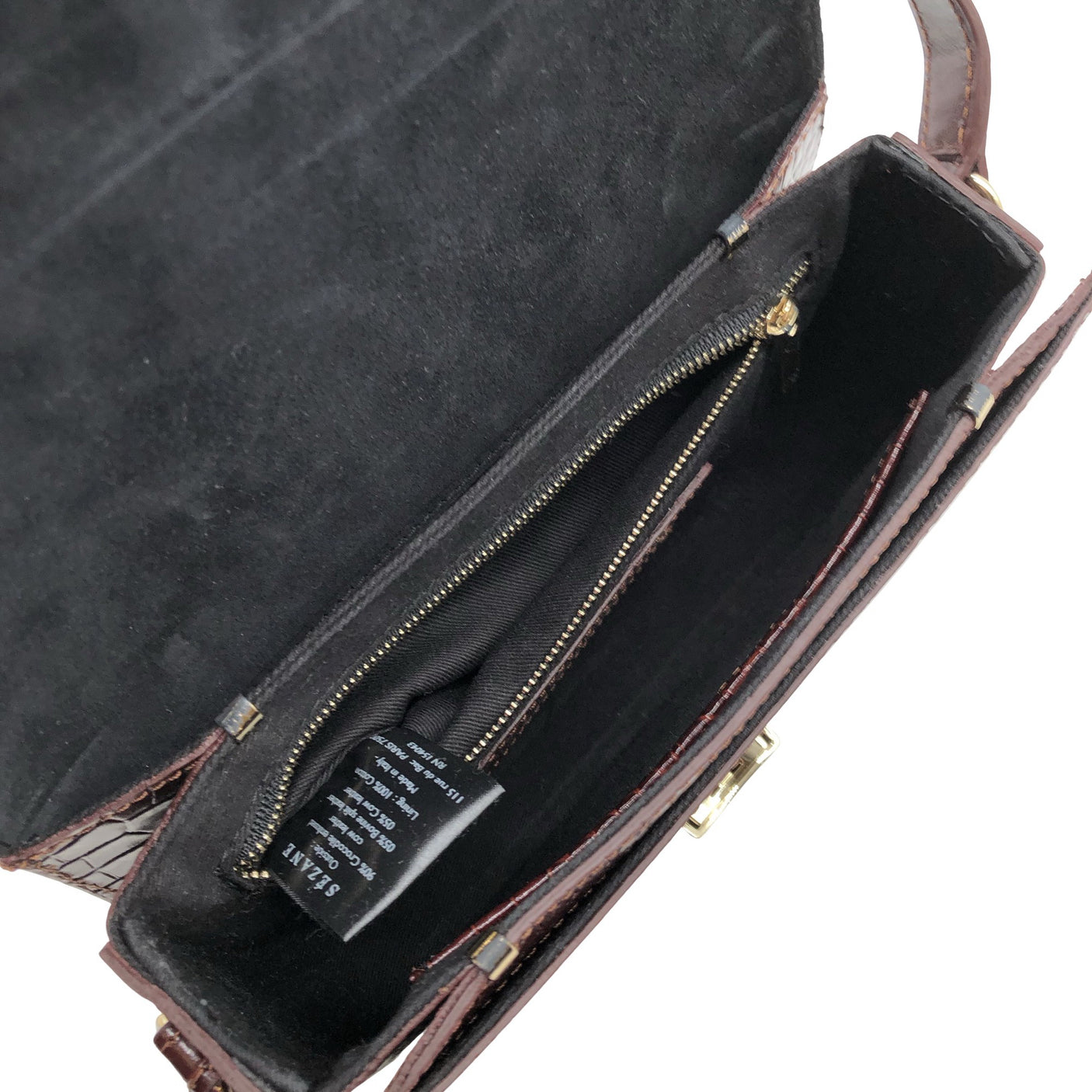 Unisex Sézane - Õlakott, suurus Mini - Pruun (3)
