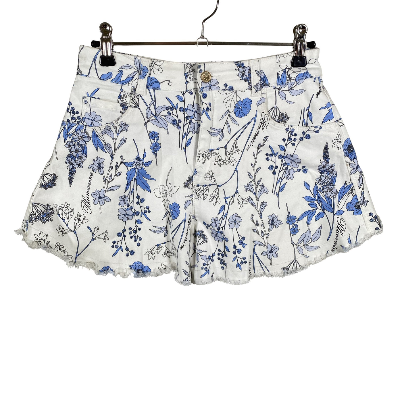 Unisex Miss Blumarine - Teksast lühikesed püksid, suurus 152 - 158 - Valge (1)
