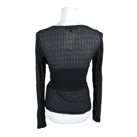 Unisex Evelin Brandt - Trikotaažist pluus, suurus 38 - Must (2)