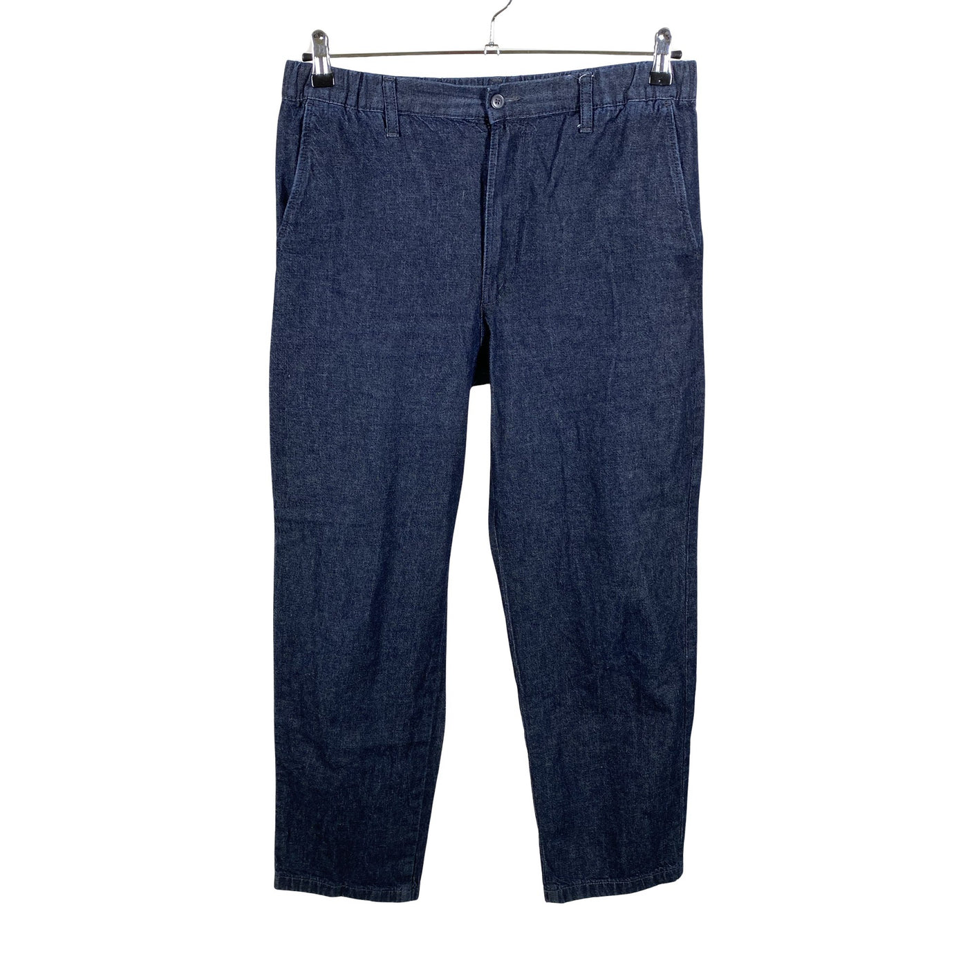 Unisex Muji - Mittevenivad püksid, suurus 38 - Sinine (1)