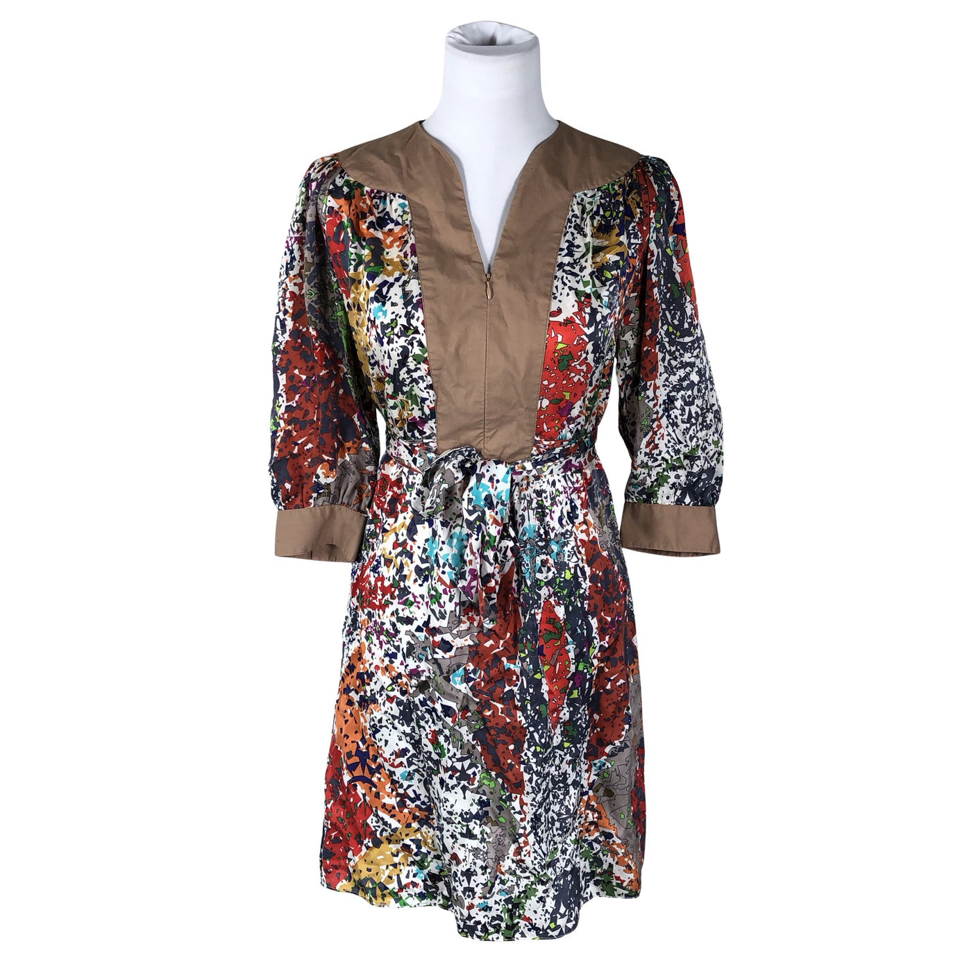 Unisex Stefanel - Mitteveniv kleit, suurus 36 - Beige (1)