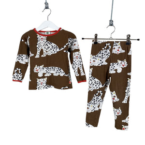 Unisex Småfolk - Trikotaažist pluus, suurus 86 - 92 - Pruun (1)