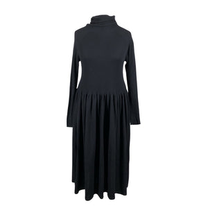 Unisex Uniqlo - Kootud kleit, suurus 42 - Must (1)