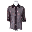 Unisex Marc Aurel - Lühikeste käistega pluus, suurus 40 - Lilla ()