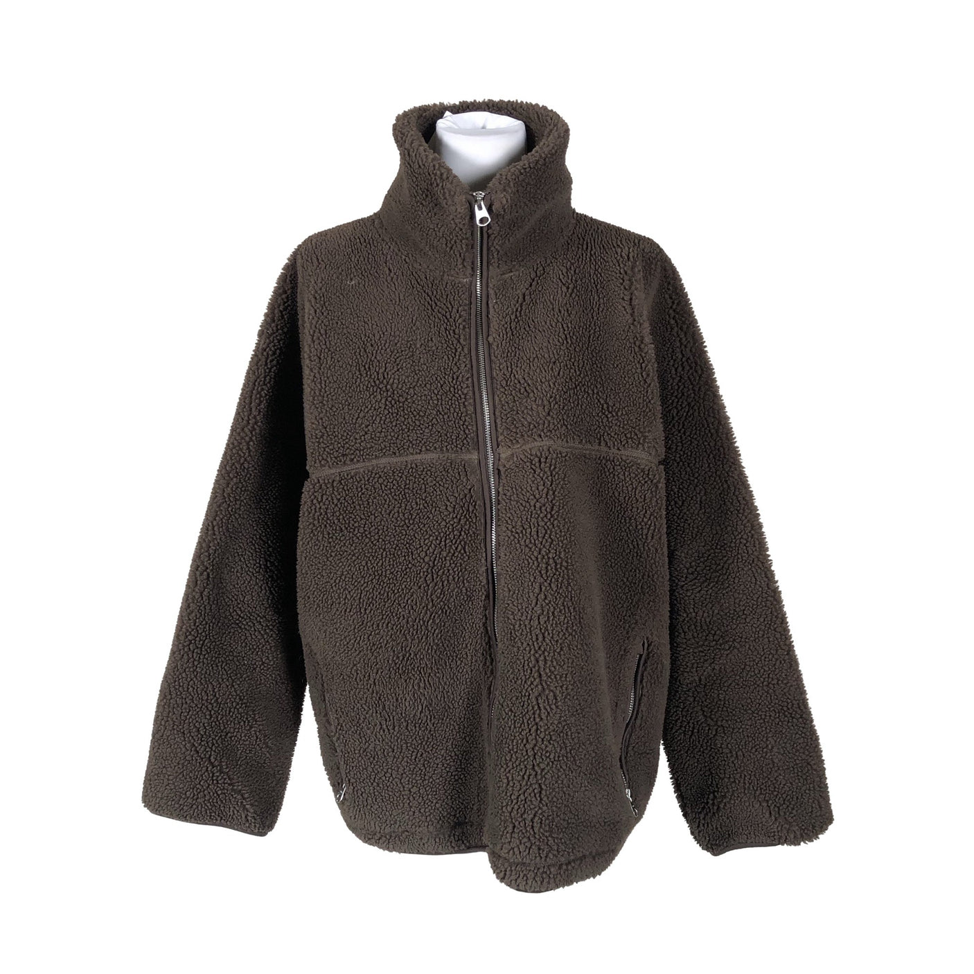 Unisex Arket - Fliisjakk, suurus 40 - Pruun (1)