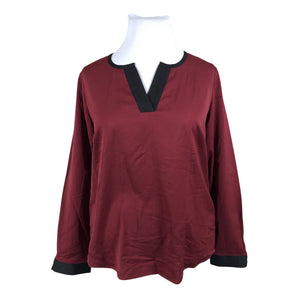 Unisex Walbusch - Pluus, suurus 42 - Veinipunane (1)
