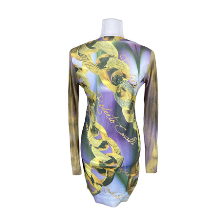 Unisex Roberto Cavalli - Kootud kleit, suurus 36 - Lilla (2)