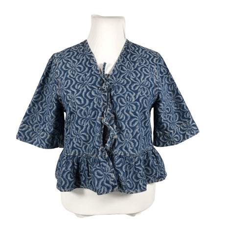 Unisex Ganni - Teksasärk, suurus 42 - Sinine ()
