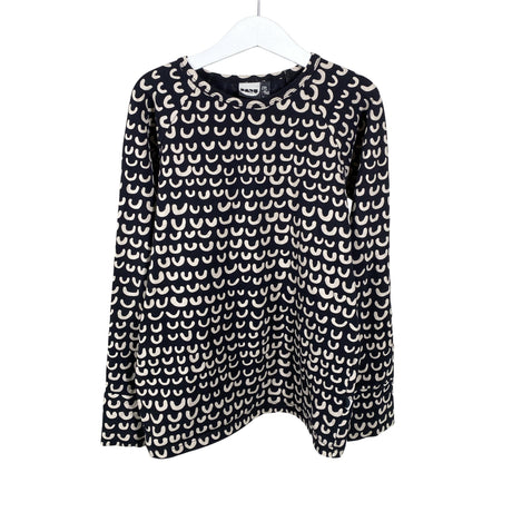 Unisex Papu - Trikotaažist pluus, suurus 134 - 140 - Must ()