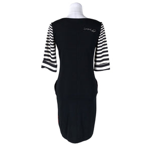 Unisex Desigual - Kootud kleit, suurus 36 - Must (2)
