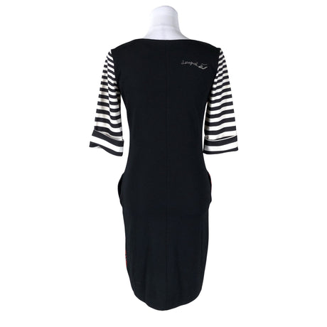 Unisex Desigual - Kootud kleit, suurus 36 - Must (2)