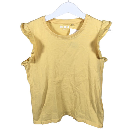 Unisex Bogi - Trikotaažist topp, suurus 134 - 140 - Kollane ()