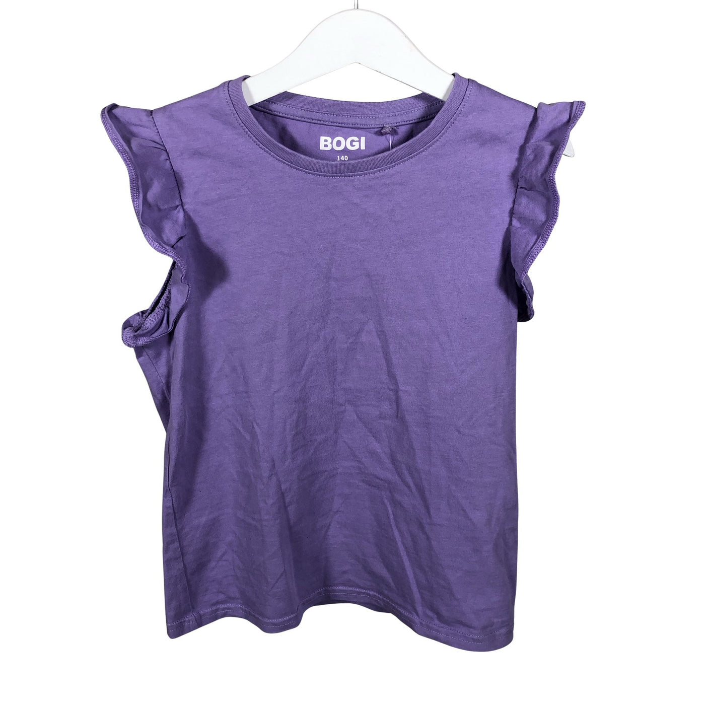 Unisex Bogi - Trikotaažist topp, suurus 134 - 140 - Lilla (1)