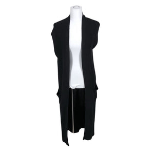 Unisex me&i - Kootud vest, suurus 38 - Must (1)