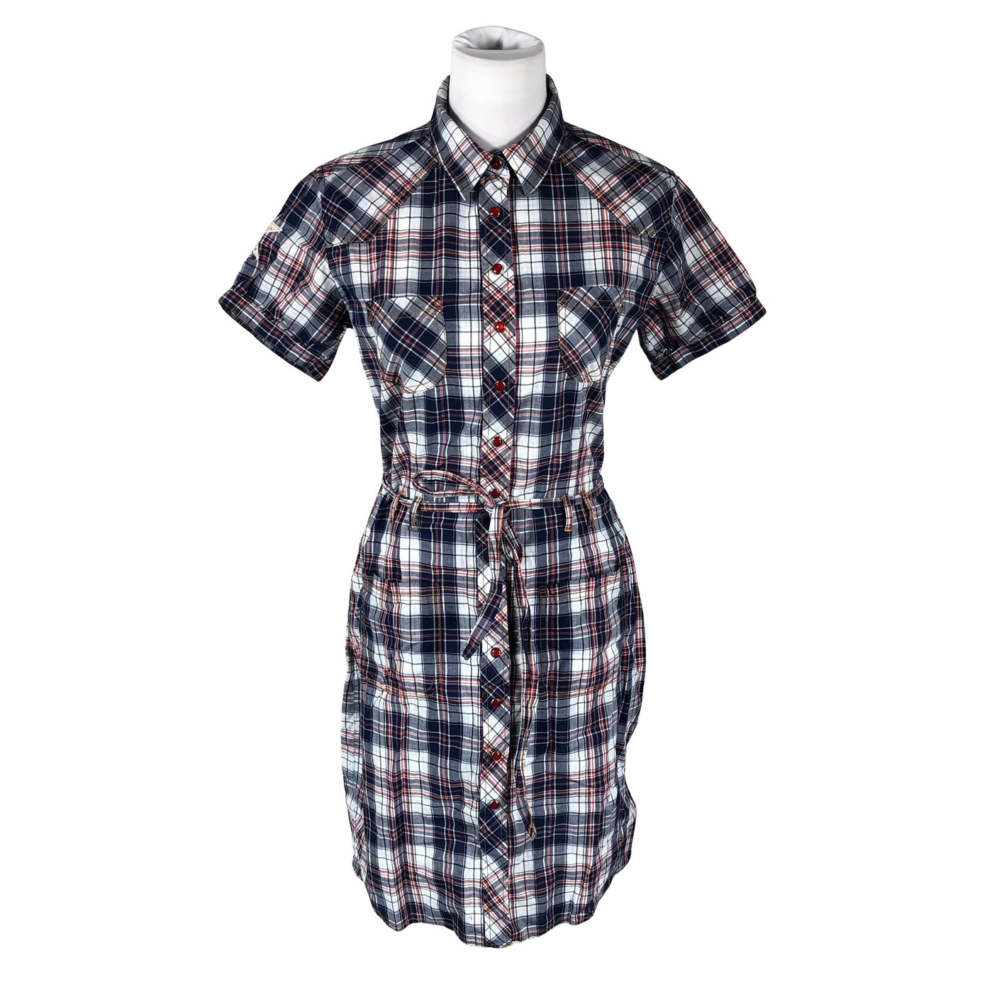Unisex Cottonfield - Mitteveniv kleit, suurus 40 - Sinine (1)