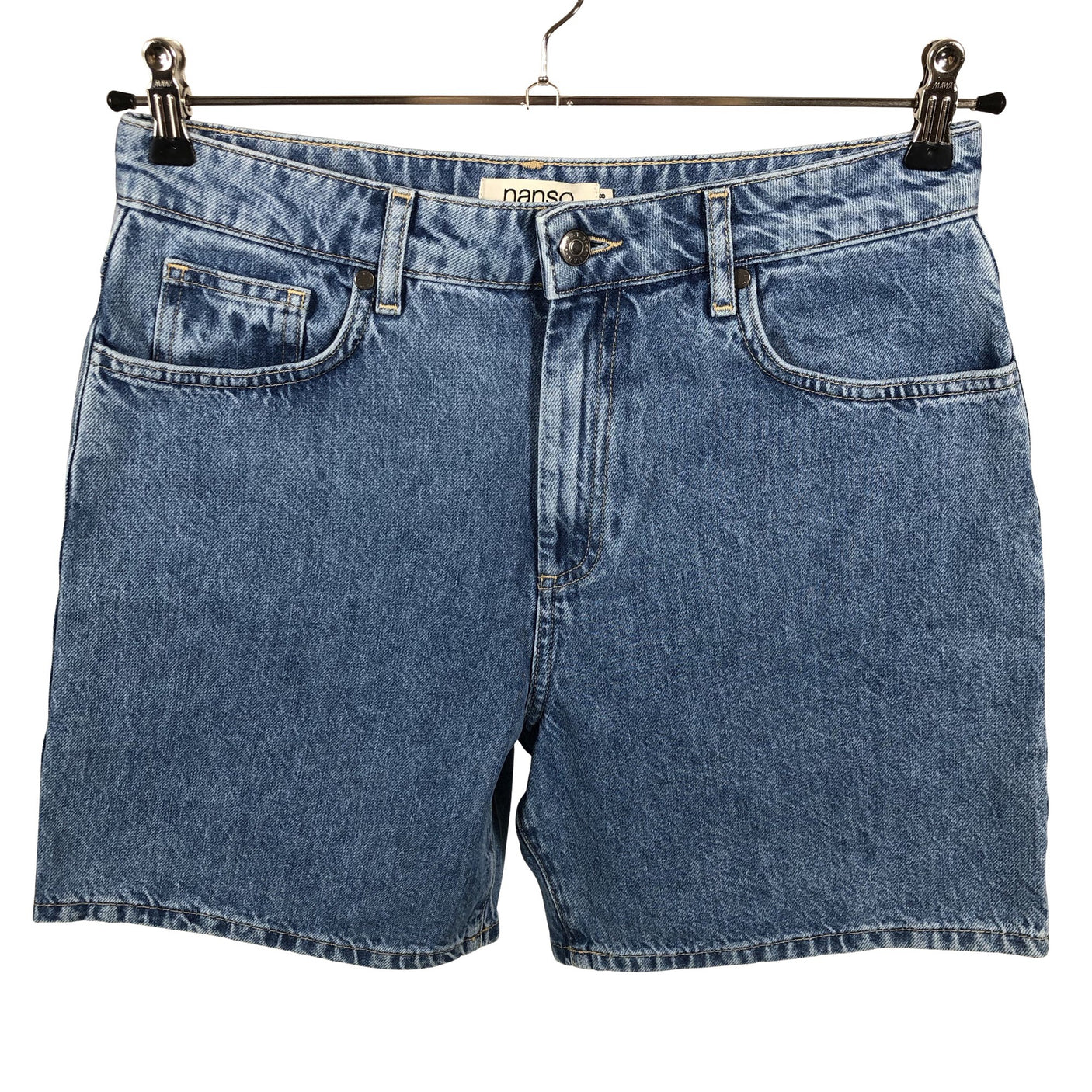 Unisex Nanso - Teksast lühikesed püksid, suurus 38 - Helesinine (1)