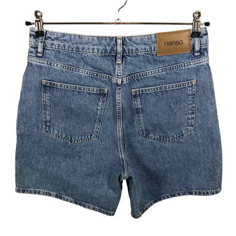 Unisex Nanso - Teksast lühikesed püksid, suurus 38 - Helesinine (2)
