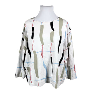 Unisex Nanso - Trikotaažist pluus, suurus 44 - Valge (1)