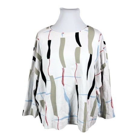 Unisex Nanso - Trikotaažist pluus, suurus 44 - Valge ()