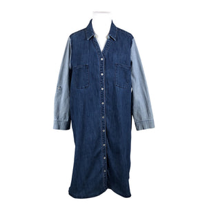 Unisex Ulla Popken - Teksakleit, suurus 56 - Sinine (1)