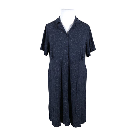 Unisex Zizzi - Trikotaažist kleit, suurus 46 - Sinine ()