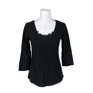 Unisex Intown - Trikotaažist pluus, suurus 36 - Must (1)