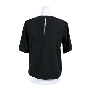 Unisex Rut & Circle - Lühikeste käistega pluus, suurus 36 - Must (2)