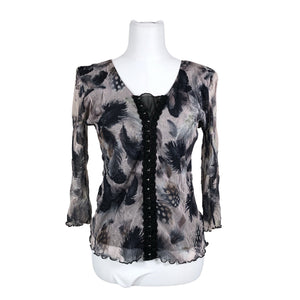 Unisex Suzanna - Pluus, suurus 38 - Hall (1)