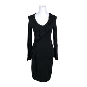 Unisex Comma - Kootud kleit, suurus 34 - Must (1)