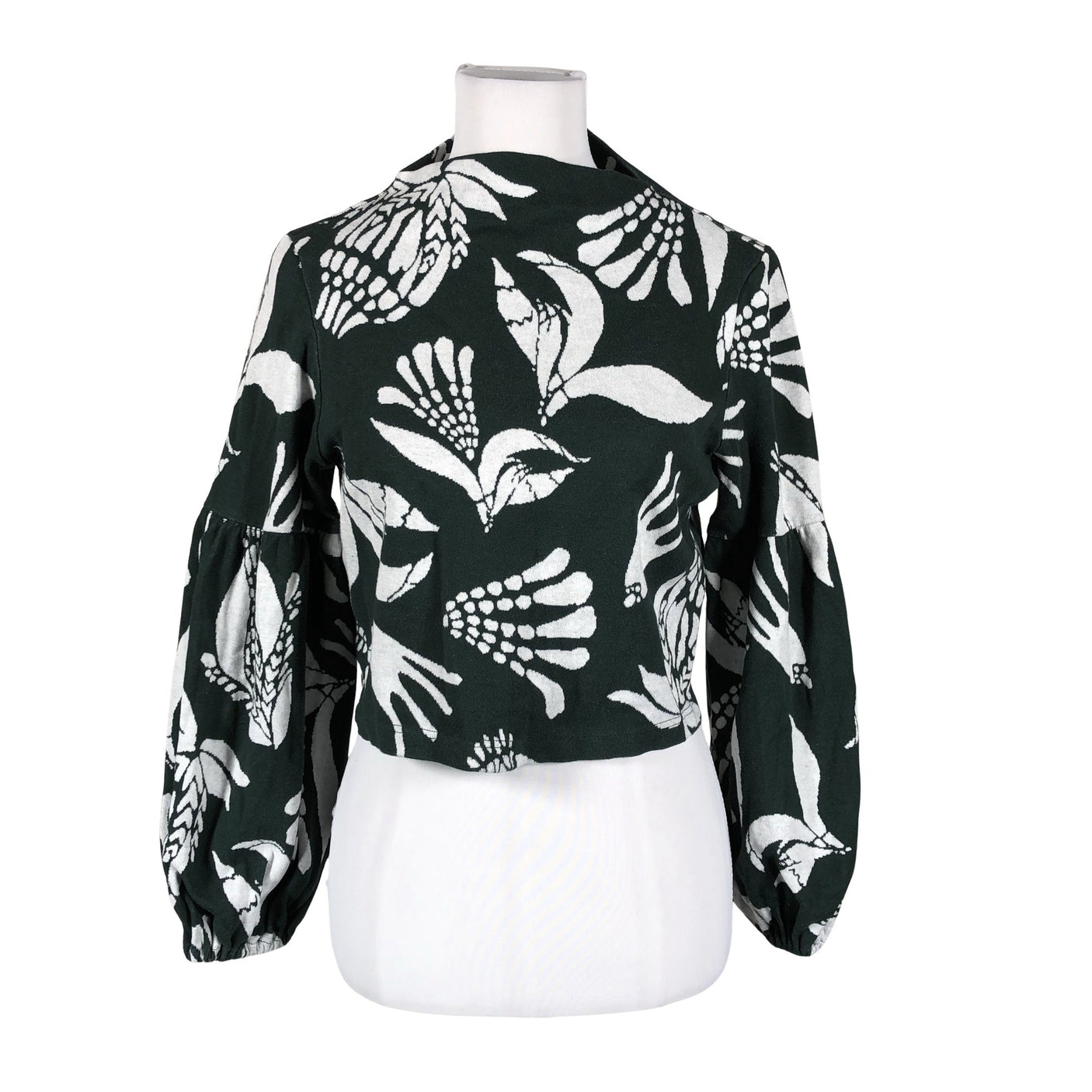 Unisex Nouki - Trikotaažist pluus, suurus 34 - Roheline (1)