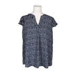 Unisex Cortefiel - Lühikeste käistega pluus, suurus 40 - Sinine ()