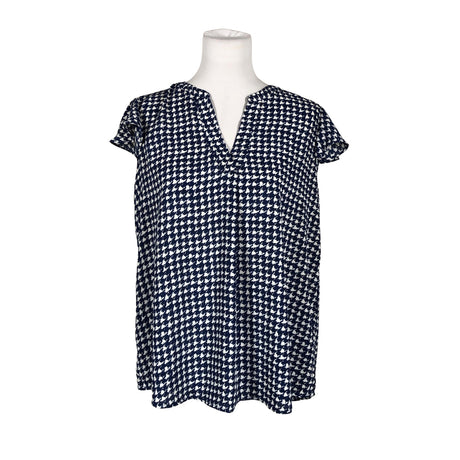 Unisex Cortefiel - Lühikeste käistega pluus, suurus 40 - Sinine ()