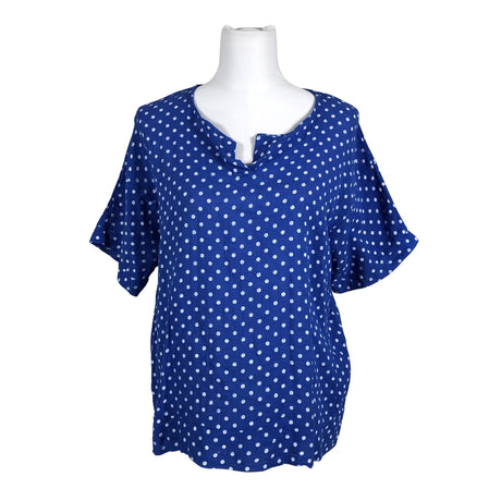 Unisex Fashion Highlight - Lühikeste käistega pluus, suurus 38 - Sinine ()