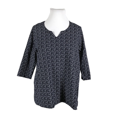 Unisex Ulla Popken - Trikotaažist pluus, suurus 46 - Sinine ()
