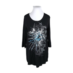 Unisex Signature - Trikotaažist tuunika, suurus 44 - Must (1)