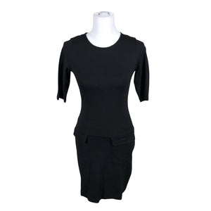 Unisex Filippa K. - Trikotaažist kleit, suurus 34 - Must (1)