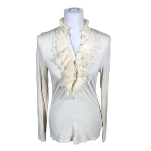 Unisex Lauren Ralph Lauren - Pluus, suurus 38 - Looduslik valge (1)