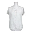 Unisex Cecil - Lühikeste käistega pluus, suurus 38 - Valge ()