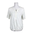 Unisex Cecil - Lühikeste käistega pluus, suurus 38 - Valge ()