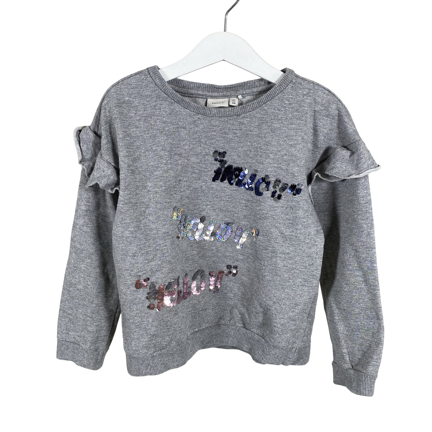 Unisex Name It - Dressikangast pluus, suurus 122 - 128 - Hall (1)