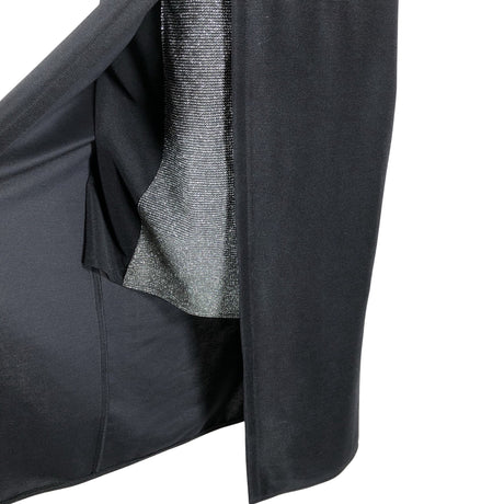 Unisex Malviina - Trikotaažist kleit, suurus 38 - Must (2)