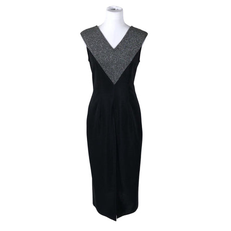 Unisex Malviina - Trikotaažist kleit, suurus 38 - Must ()