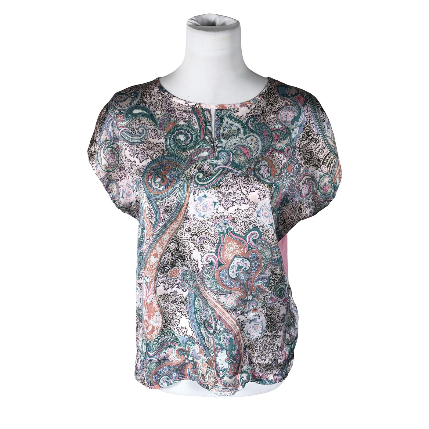 Unisex More&More - Lühikeste käistega pluus, suurus 38 - Heleroosa (1)