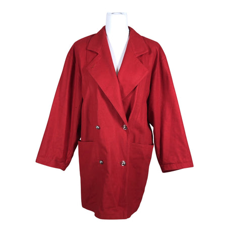 Unisex Master-Coat - Villane mantel, suurus 38 - Punane ()