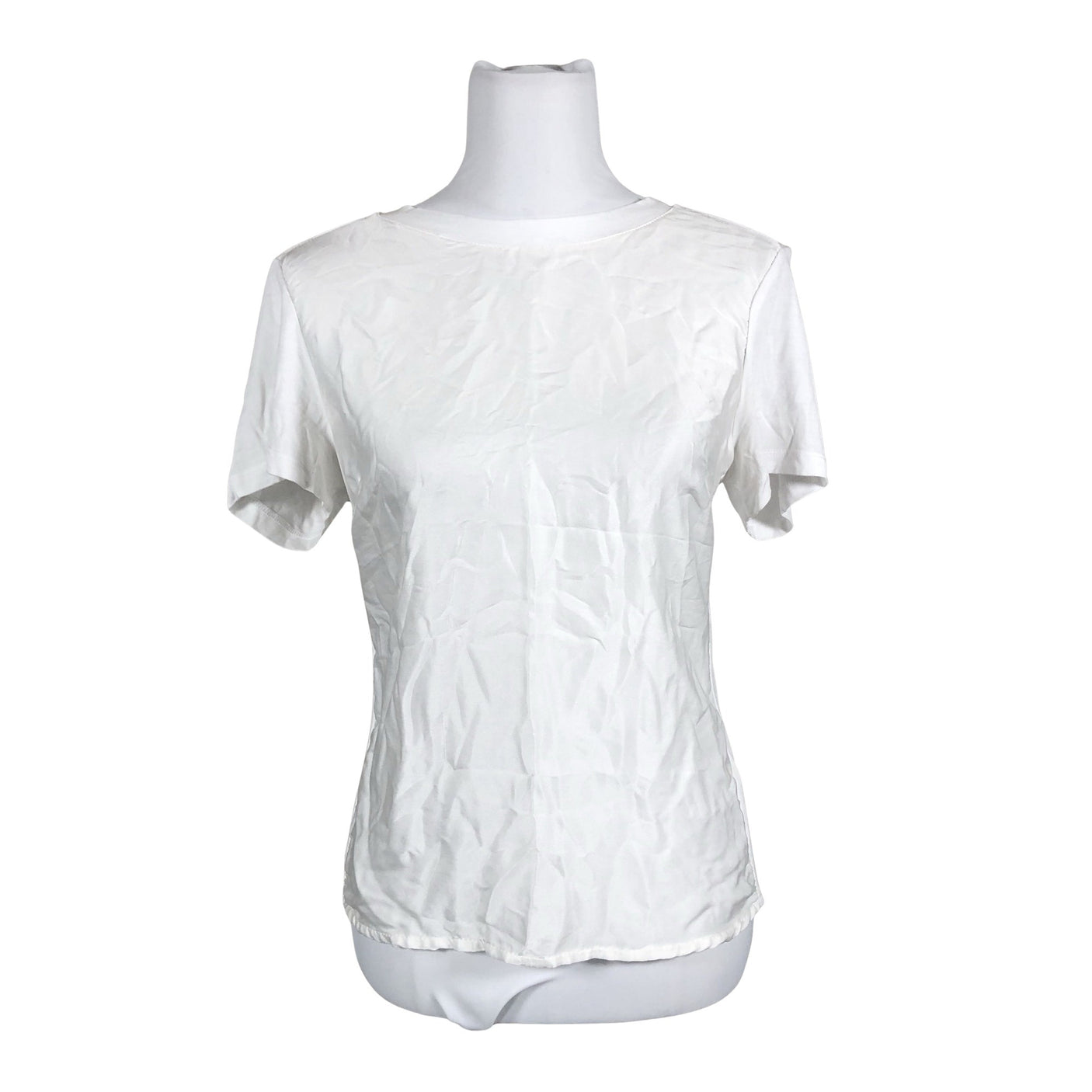 Unisex Philosophy Blues Original - Lühikeste käistega pluus, suurus 34 - Valge (1)