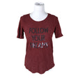 Unisex Esprit - T-särk, suurus 38 - Veinipunane ()