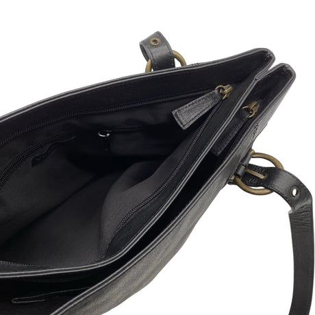 Unisex Vezzano - Käekott, suurus Maxi - Must (2)