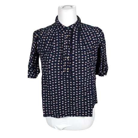 Unisex Noa Noa - Lühikeste käistega pluus, suurus 36 - Sinine ()